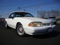 Vibrant White 1993 Ford Mustang LX Convertible