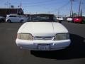 1993 Vibrant White Ford Mustang LX Convertible  photo #2