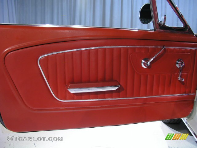 1964 Mustang Convertible - White / Red photo #11