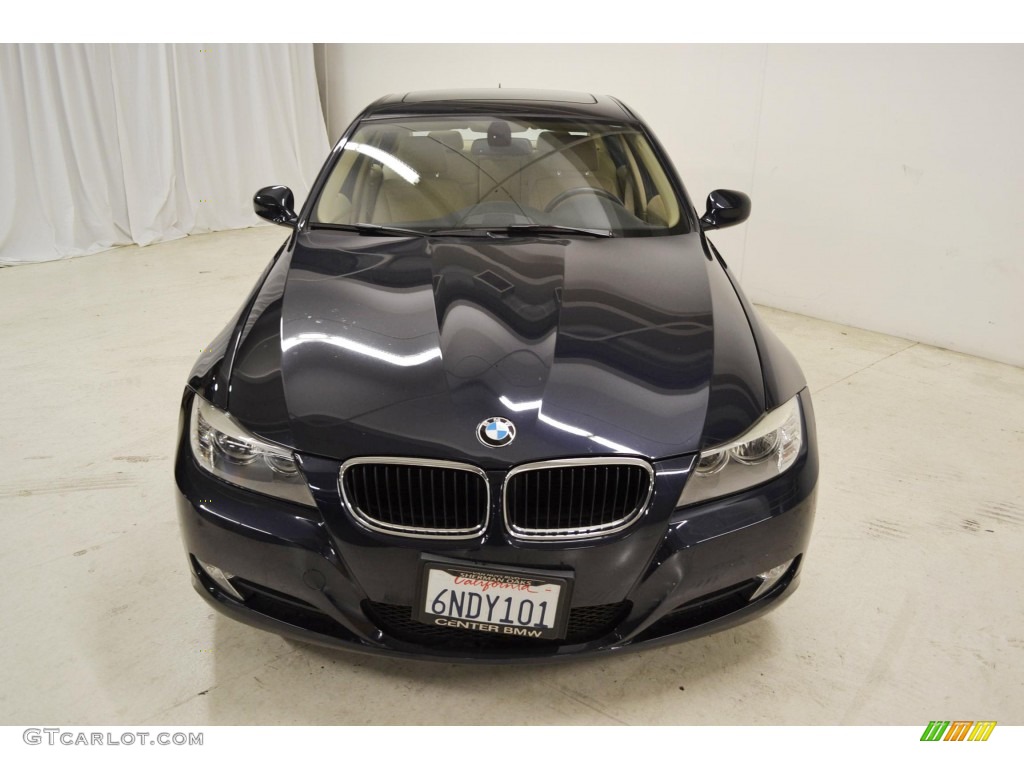 2010 3 Series 328i Sedan - Monaco Blue Metallic / Beige photo #4