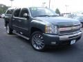 2011 Taupe Gray Metallic Chevrolet Silverado 1500 LT Crew Cab  photo #3