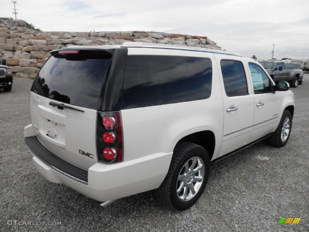 White Diamond Tricoat 2014 GMC Yukon XL Denali AWD Exterior Photo #85690790