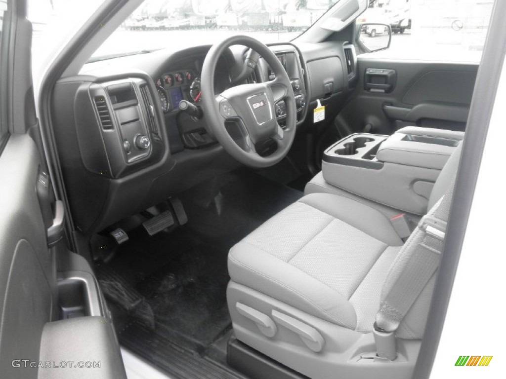 Jet Black/Dark Ash Interior 2014 GMC Sierra 1500 Regular Cab Photo #85690859