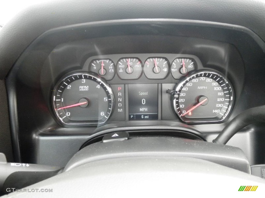 2014 GMC Sierra 1500 Regular Cab Gauges Photo #85690901