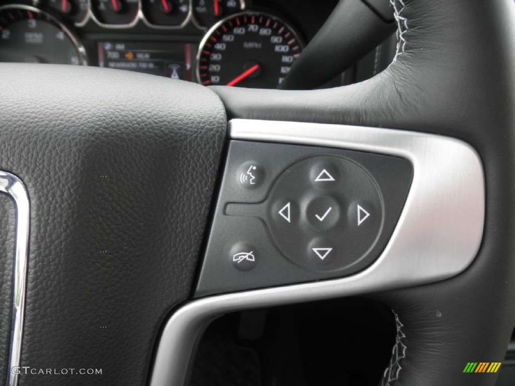2014 GMC Sierra 1500 SLT Double Cab 4x4 Controls Photo #85691345