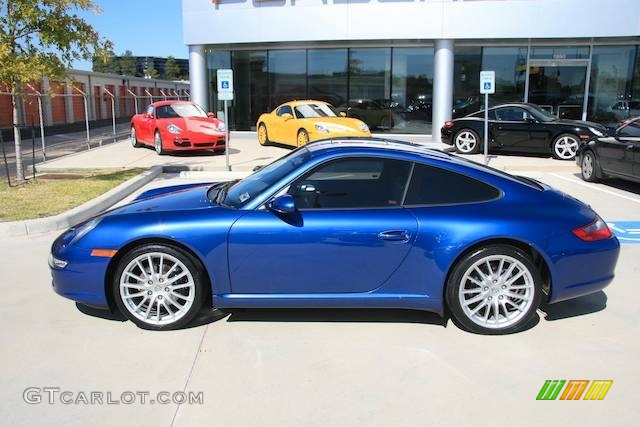 2008 911 Carrera Coupe - Cobalt Blue Metallic / Black photo #27
