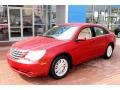 2009 Inferno Red Crystal Pearl Chrysler Sebring Limited Sedan  photo #10