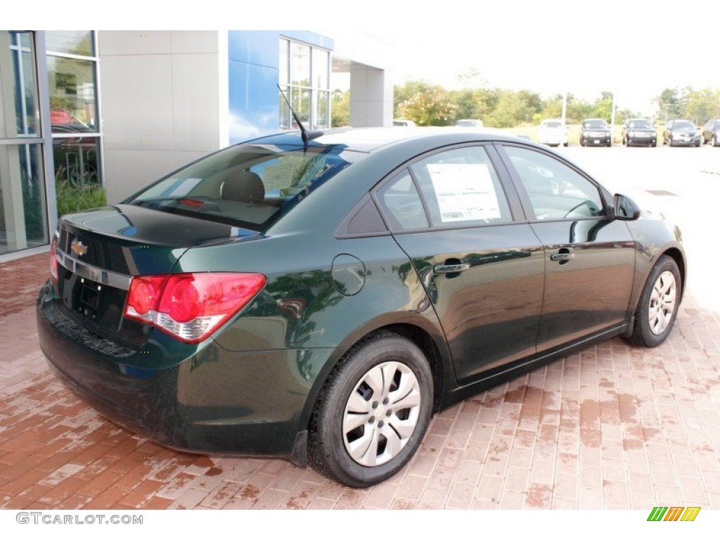 Rainforest Green Metallic 2014 Chevrolet Cruze LS Exterior Photo #85693133