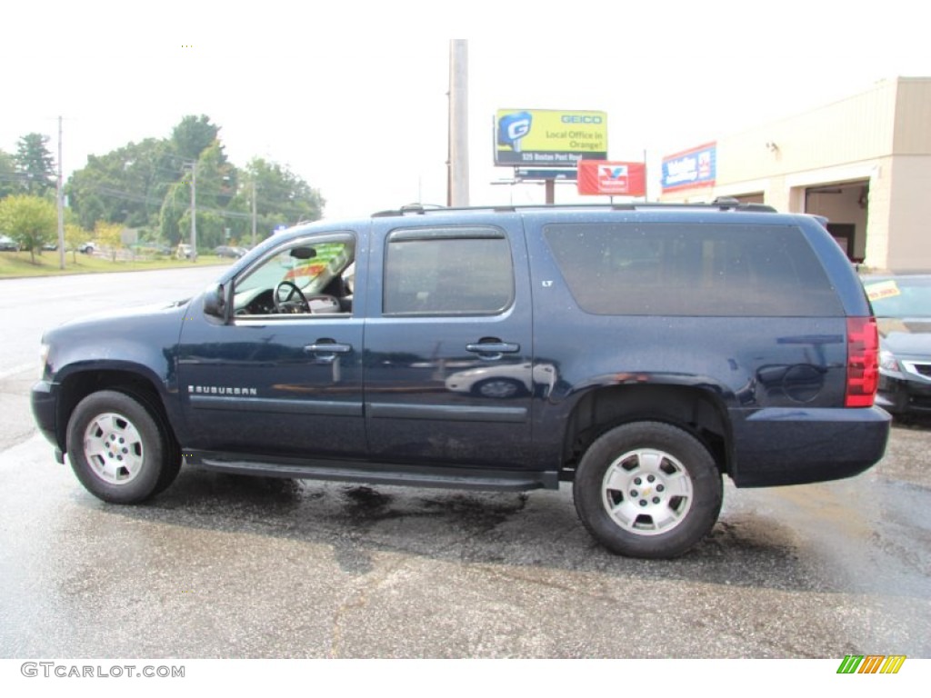 2007 Suburban 1500 LT 4x4 - Dark Blue Metallic / Ebony photo #11