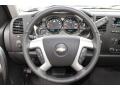 Ebony Steering Wheel Photo for 2014 Chevrolet Silverado 2500HD #85694008