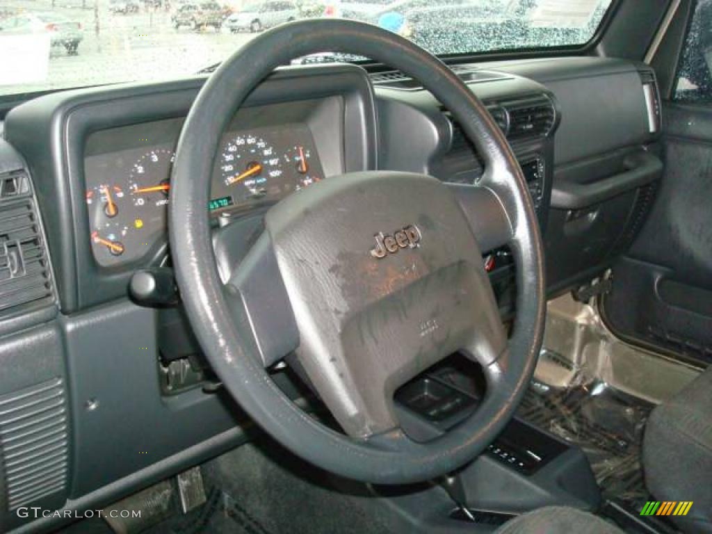 2004 Wrangler X 4x4 - Light Khaki Metallic / Dark Slate Gray photo #19