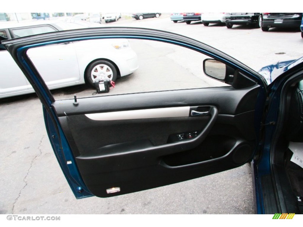 2007 Accord LX Coupe - Sapphire Blue Pearl / Black photo #15