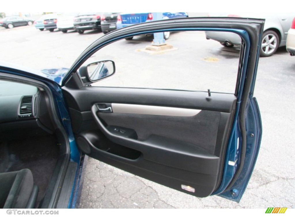 2007 Accord LX Coupe - Sapphire Blue Pearl / Black photo #16