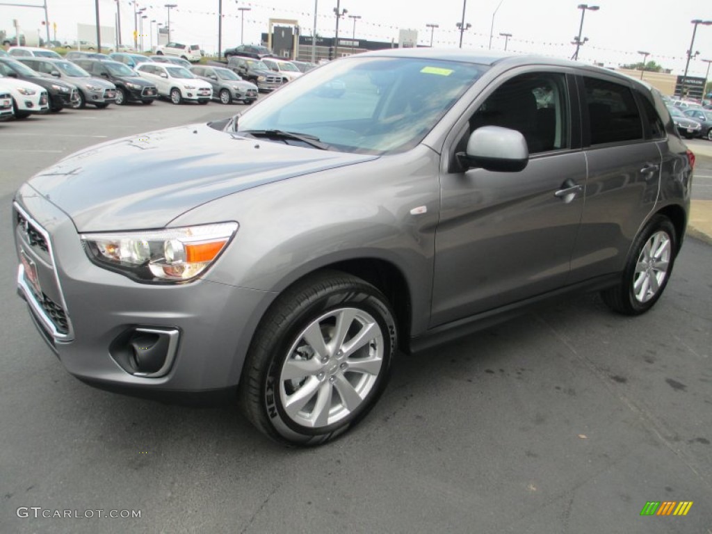 Mercury Gray Metallic 2014 Mitsubishi Outlander Sport SE AWD Exterior Photo #85694675