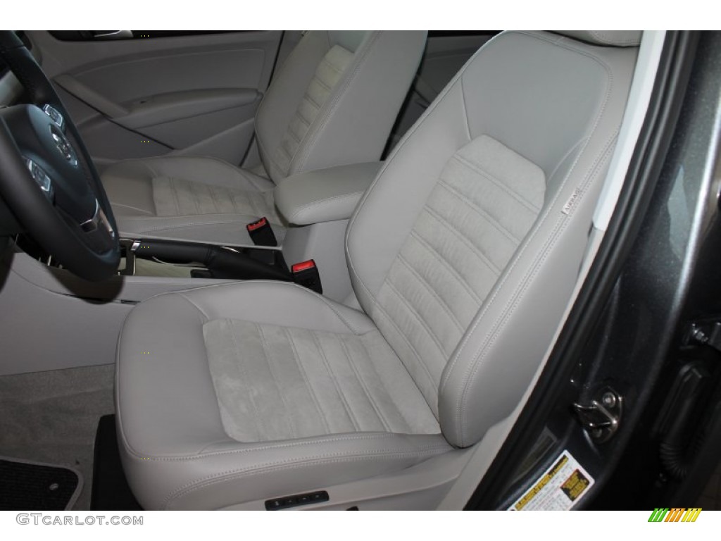 Moonrock Interior 2014 Volkswagen Passat 1.8T SEL Premium Photo #85695233