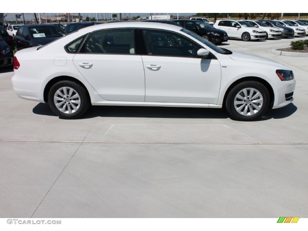 2014 Passat 2.5L Wolfsburg Edition - Candy White / Cornsilk Beige photo #10