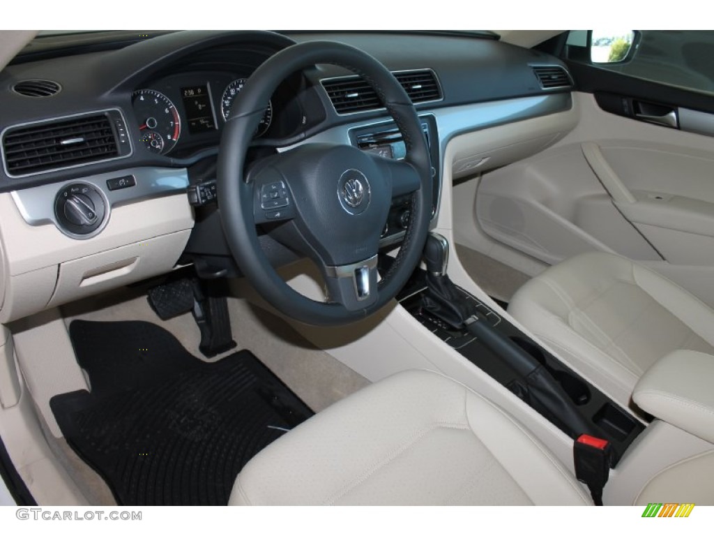 2014 Passat 2.5L Wolfsburg Edition - Candy White / Cornsilk Beige photo #12