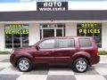 2013 Dark Cherry Pearl Honda Pilot EX-L  photo #1