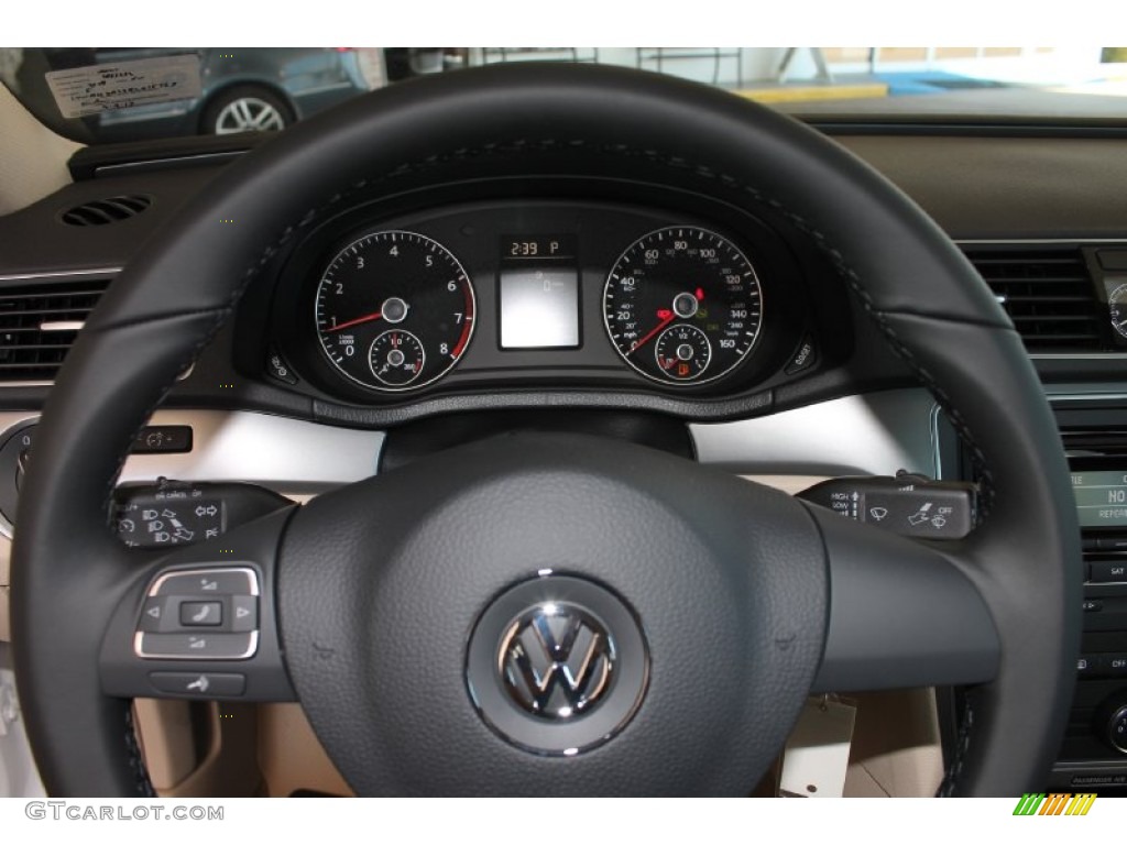 2014 Passat 2.5L Wolfsburg Edition - Candy White / Cornsilk Beige photo #23