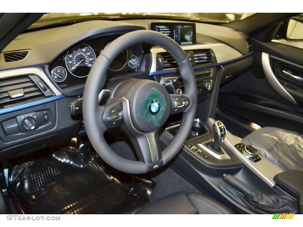 2014 3 Series 335i Sedan - Black Sapphire Metallic / Black photo #6