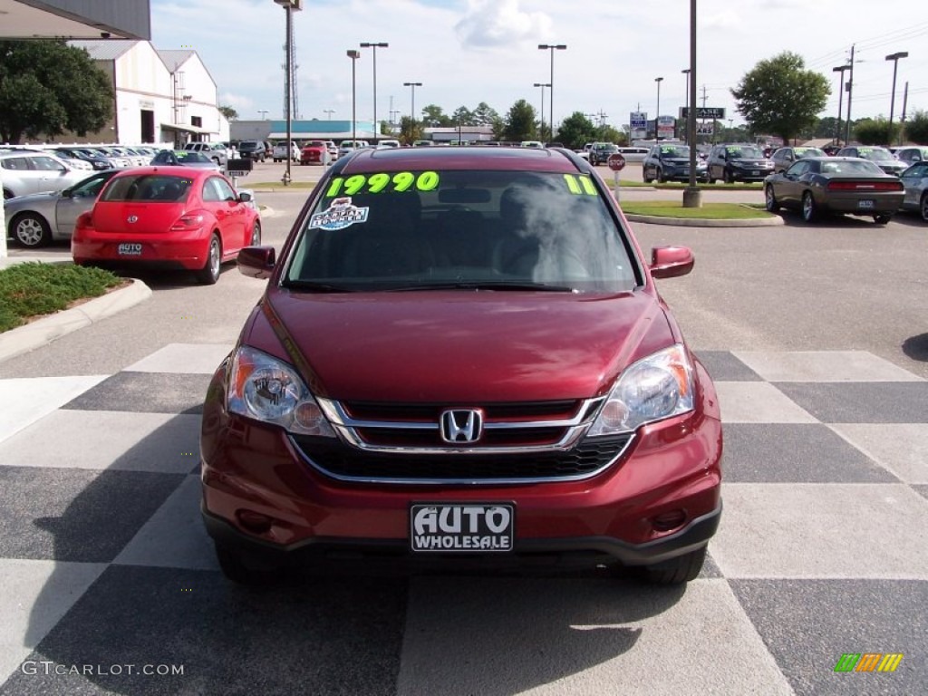 2011 CR-V EX-L - Tango Red Pearl / Gray photo #2