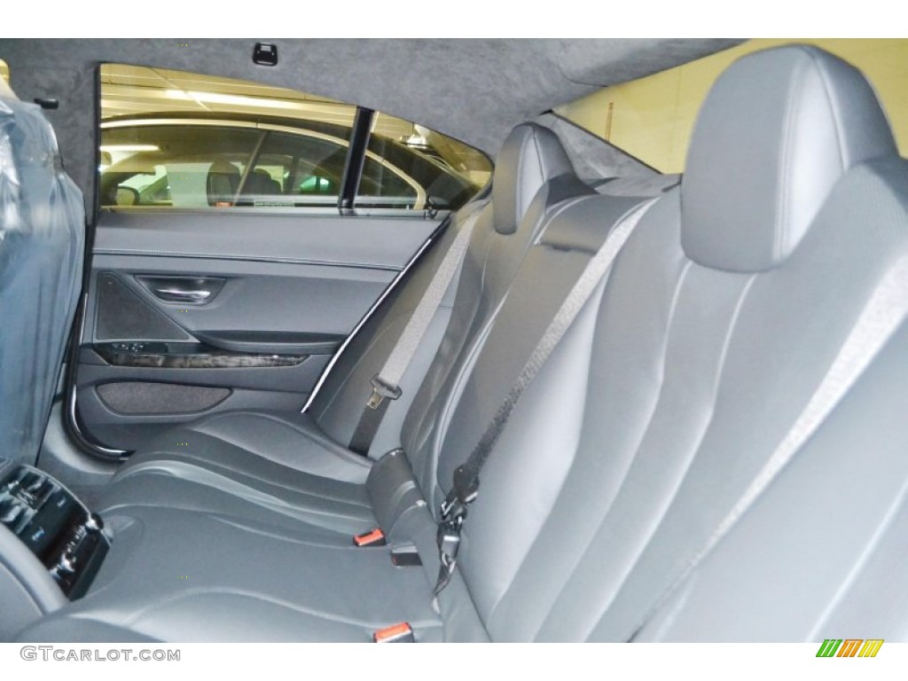 2014 BMW 6 Series 640i Gran Coupe Rear Seat Photo #85696145