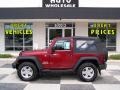 Deep Cherry Red Crystal Pearl 2013 Jeep Wrangler Sport S 4x4