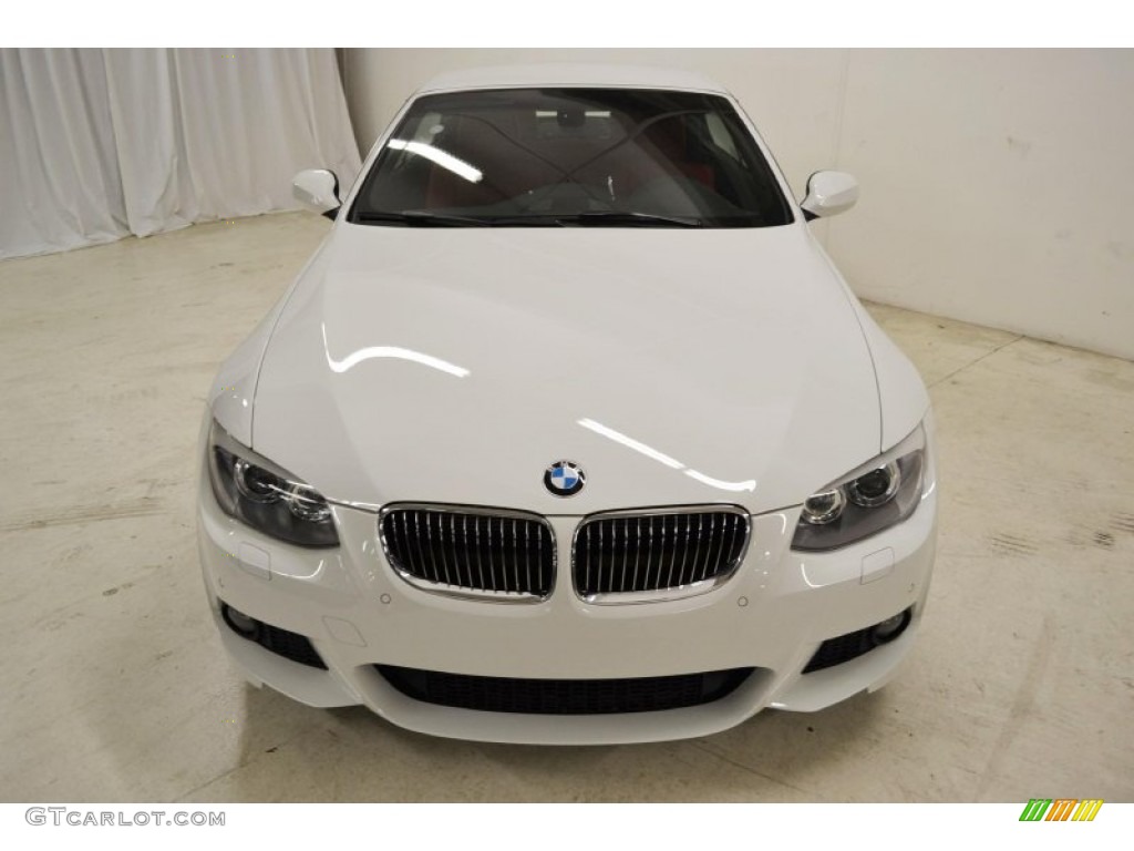 2013 3 Series 328i Convertible - Alpine White / Coral Red/Black photo #5