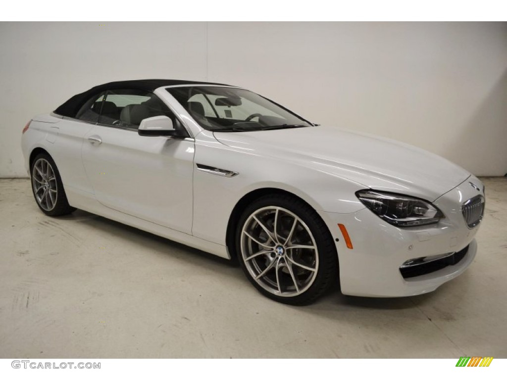 2013 6 Series 650i Convertible - Alpine White / Ivory White photo #2