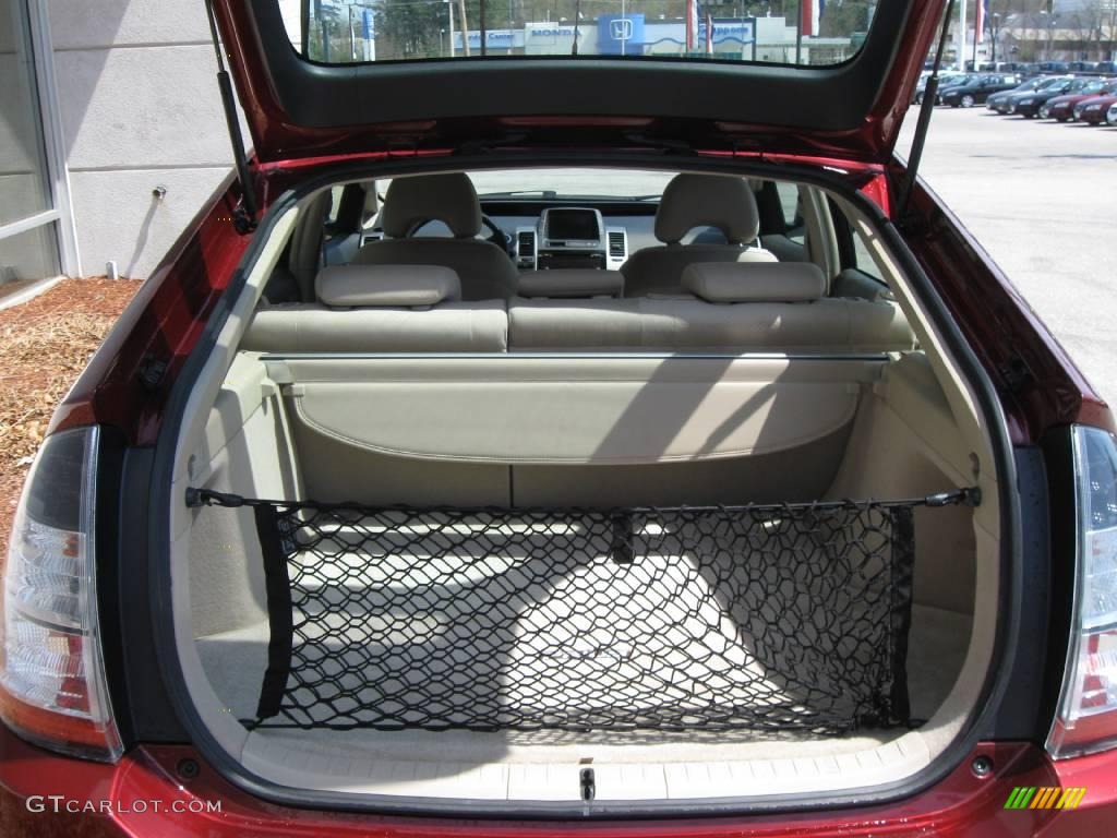 2005 Prius Hybrid - Salsa Red Pearl / Ivory/Brown photo #5