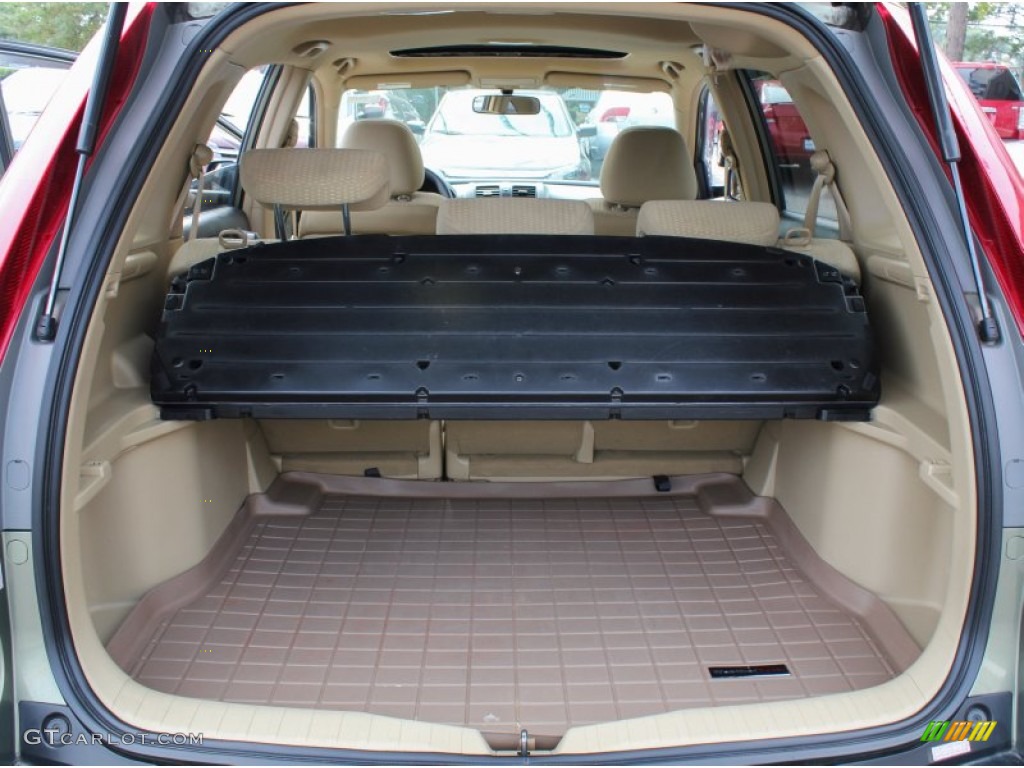 2008 CR-V EX 4WD - Green Tea Metallic / Ivory photo #16