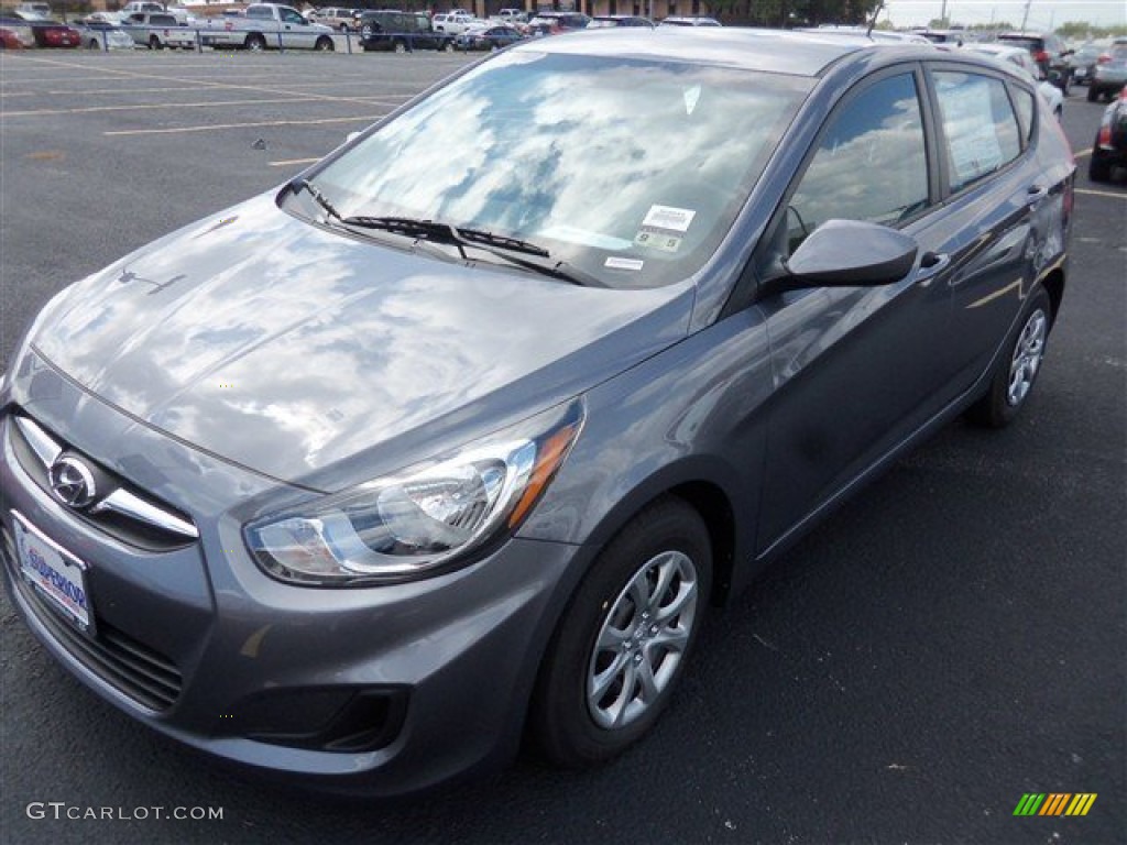 2013 Accent GS 5 Door - Cyclone Gray / Black photo #1