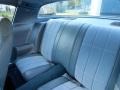 1977 Chevrolet Camaro Light Blue Interior Rear Seat Photo
