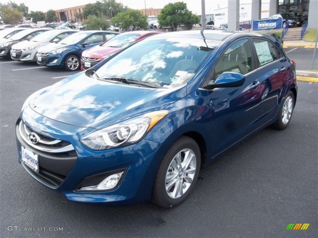 Atlantic Blue Hyundai Elantra