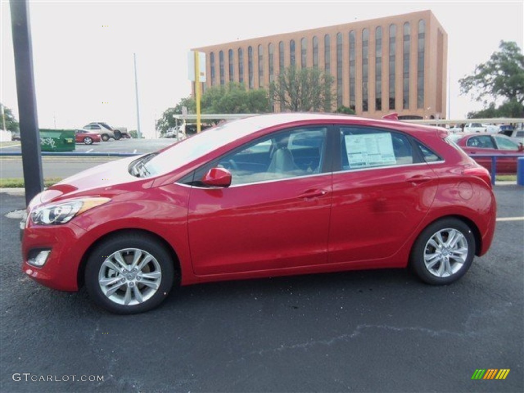 2013 Elantra GT - Red / Beige photo #3