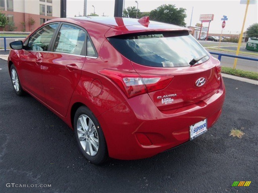 2013 Elantra GT - Red / Beige photo #4