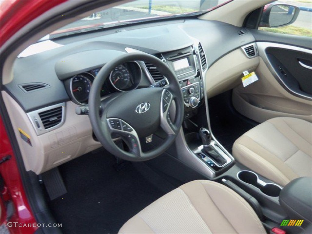 2013 Elantra GT - Red / Beige photo #5