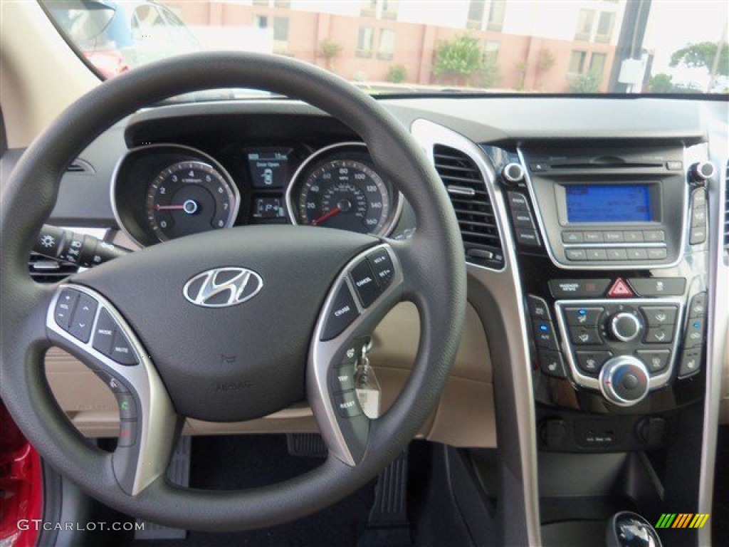 2013 Elantra GT - Red / Beige photo #6