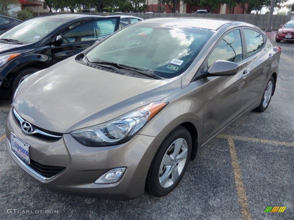 2013 Elantra GLS - Desert Bronze / Beige photo #1