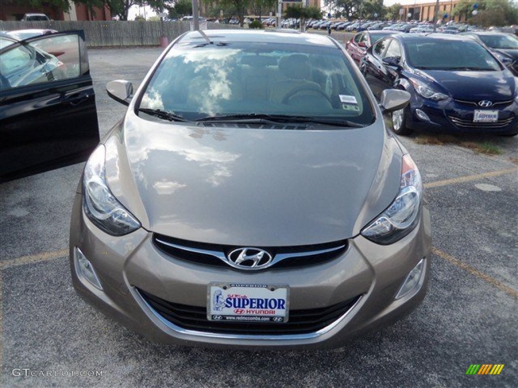 2013 Elantra GLS - Desert Bronze / Beige photo #2