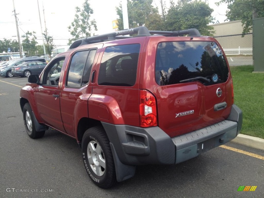 2007 Xterra S 4x4 - Red Brawn Metallic / Steel/Graphite photo #5