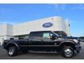 Tuxedo Black Metallic 2014 Ford F350 Super Duty Lariat Crew Cab 4x4 Dually Exterior