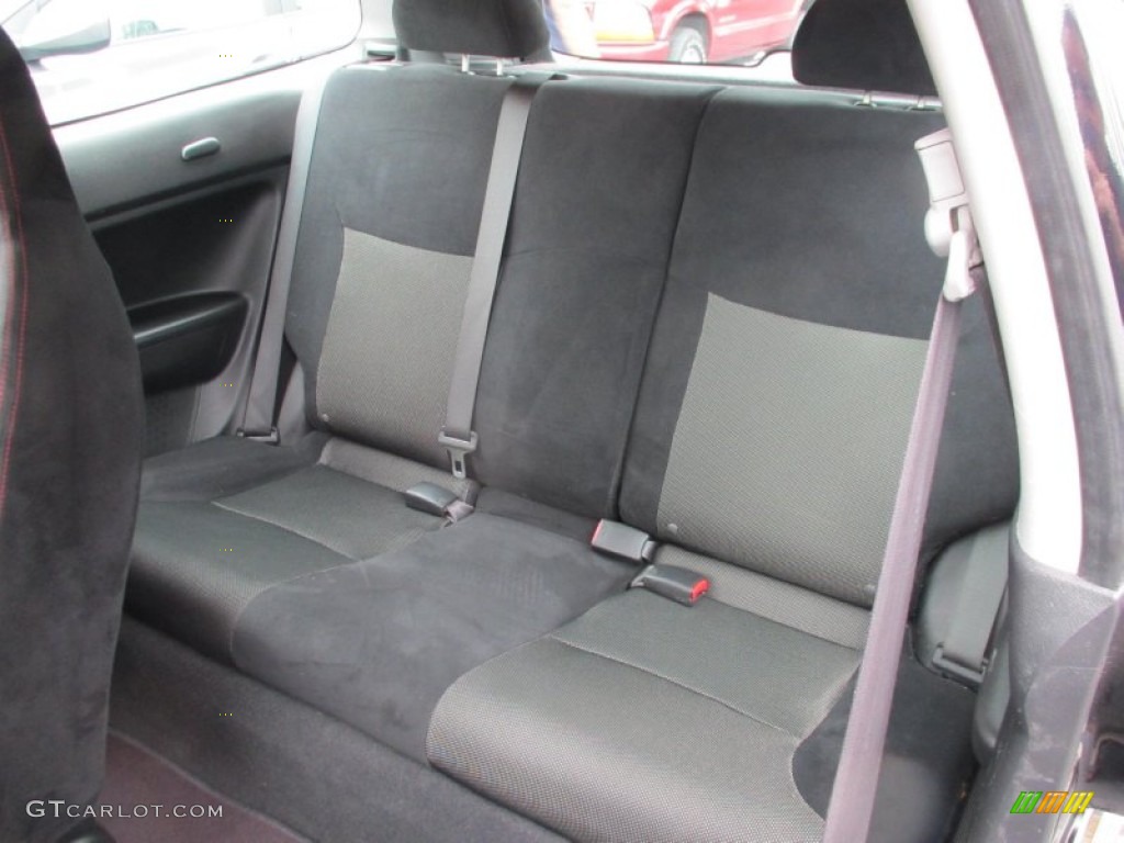 Black Interior 2005 Honda Civic Si Hatchback Photo #85701673