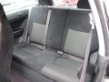 2005 Honda Civic Black Interior Rear Seat Photo