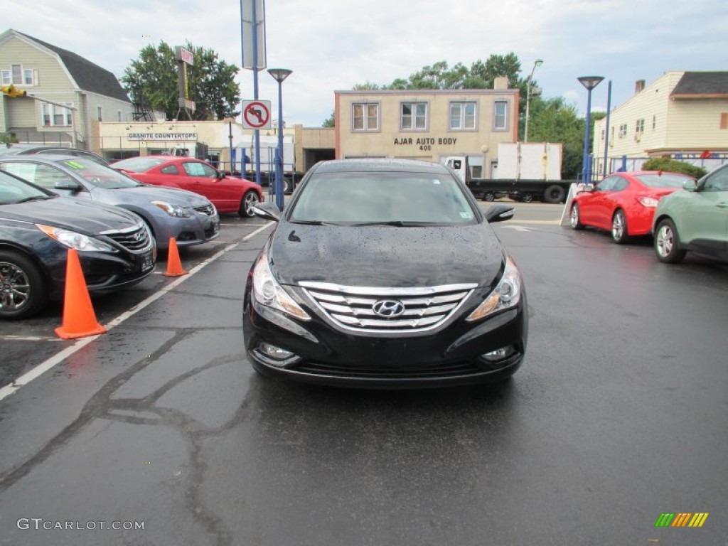 2011 Sonata Limited - Midnight Black / Black photo #1