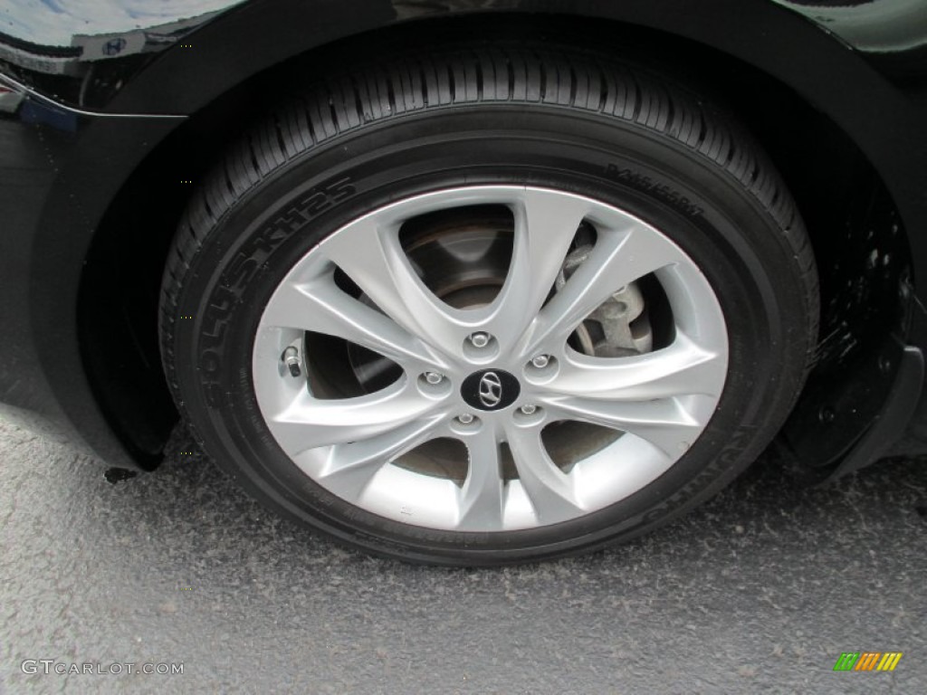 2011 Sonata Limited - Midnight Black / Black photo #4