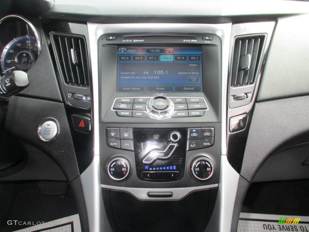 2011 Sonata Limited - Midnight Black / Black photo #14