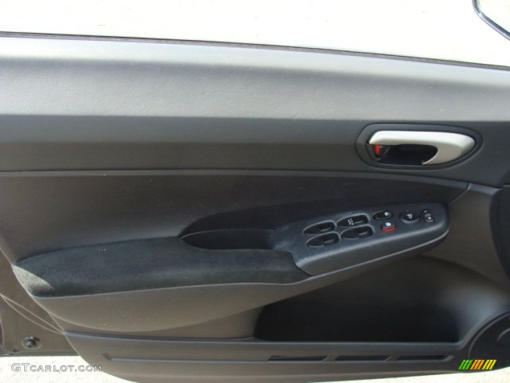 2010 Civic LX-S Sedan - Crystal Black Pearl / Gray photo #6