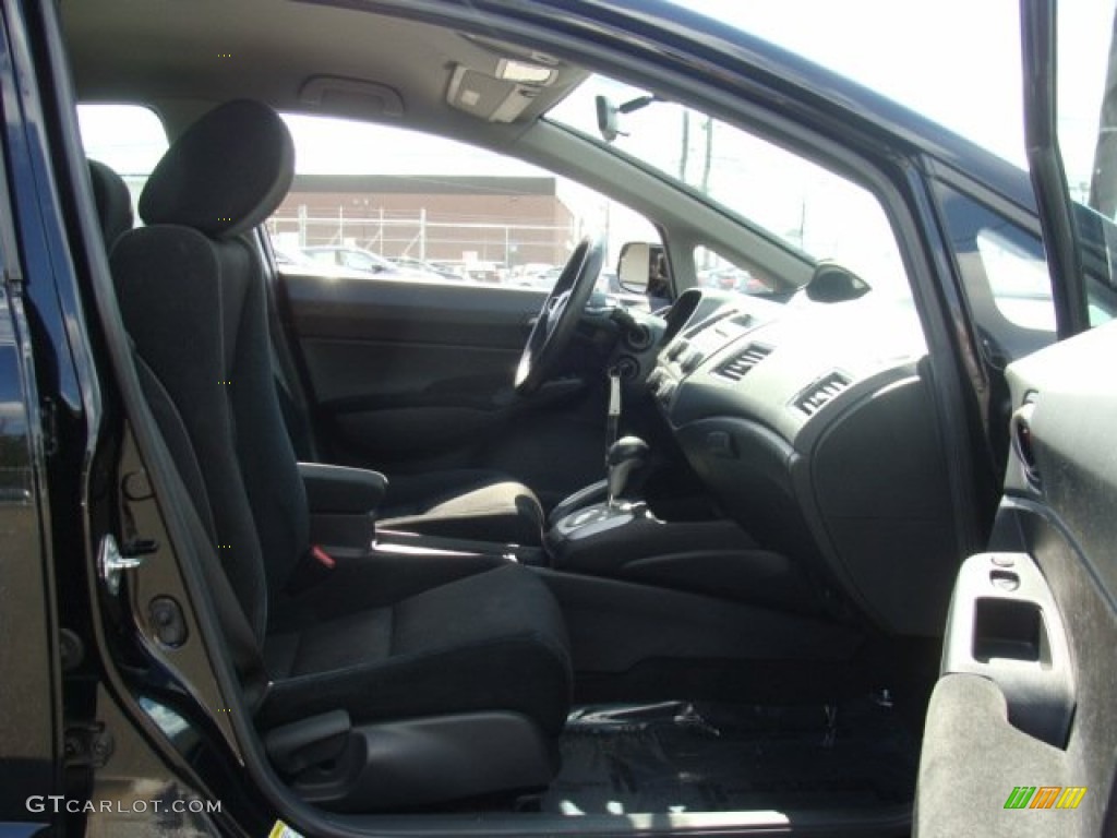 2010 Civic LX-S Sedan - Crystal Black Pearl / Gray photo #8
