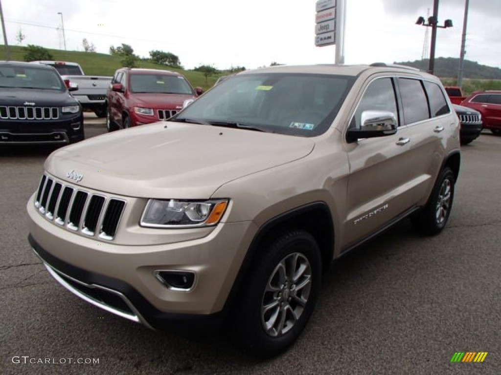 2014 Grand Cherokee Limited 4x4 - Cashmere Pearl / New Zealand Black/Light Frost photo #2